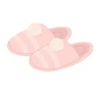 Bedroom slippers in English