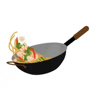 Kitchen Vocabulary Words |Wok in English