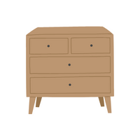 Chest of drawers in English