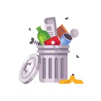 House items Vocabulary Words | Trash can in English