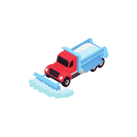 Winter Vocabulary Words |Snowplow in English