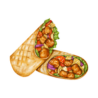 Food Vocabulary Words |Burrito in English