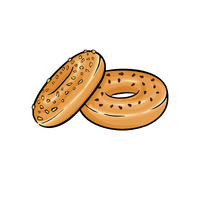 Food Vocabulary Words |Bagel in English