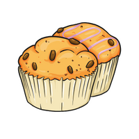 Food Vocabulary Words |Muffin in English