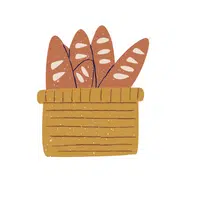 Food Vocabulary Words |Baguette in English