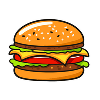 Food Vocabulary Words |Hamburger in English