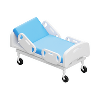 Hospital bed  in English