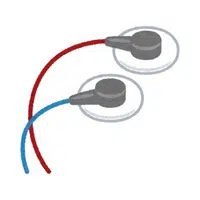 Electrocardiogram (ECG) electrodes in English