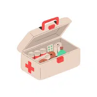 House items Vocabulary Words | First aid kit in English