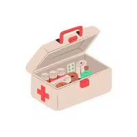 Cricothyrotomy kit in English