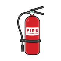 Fire extinguisher in English