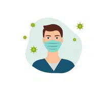 Hospital Vocabulary Words | Surgical mask in English