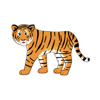 Name of Animals in English | Tiger in English