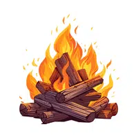 Fireplace tools in English