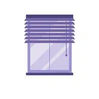 Window blinds in English