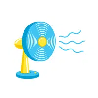 Electric fan in English