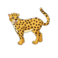 Name of Animals in English | Cheetah in English