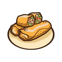 Food Vocabulary Words |Egg Rolls in English