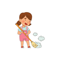 Household Chores Vocabulary words |Sweep in English