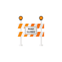 Traffic Signs Name And Their Meanings | Road Closed in English