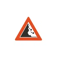 Falling Rocks in English