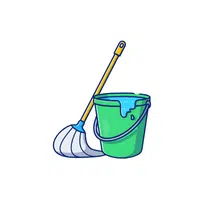 Household Chores Vocabulary words |Mop in English