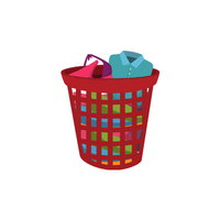 Laundry basket  in English