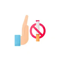 Smoking gesture in English