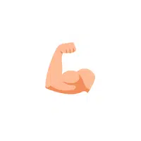 Muscle in English