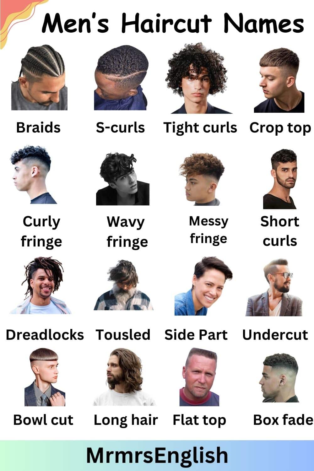 Diffe Haircut Names For Boys Infoupdate