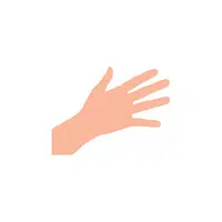 Patting gesture in English