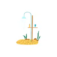 Clean shower in English