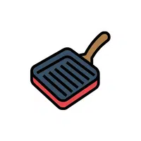 Grill pan in English 