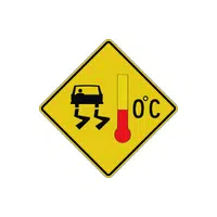 Traffic Signs Name And Their Meanings |Ice on Bridge in English