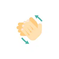 Palm rubbing in English