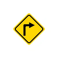 Sharp Curve in English