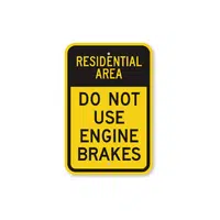 Traffic Signs Name And Their Meanings |No Engine Braking in English