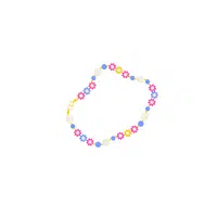 Beaded necklace in English