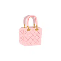Designer handbag in English