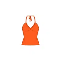 Halter-neckline in English