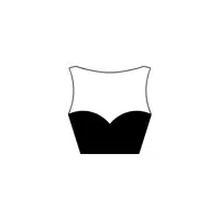 Illusion neckline in English