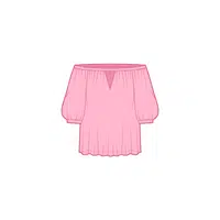 Bardot neckline in English
