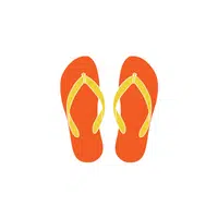 Travel slippers in English