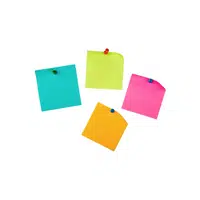 Names of office items | sticky notes Name in English