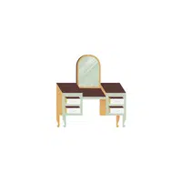 Types of furniture items |dresser in English