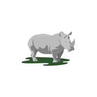 Homes of Animals | Rhino in English