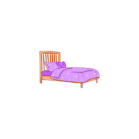 Types of furniture items |Bed in English