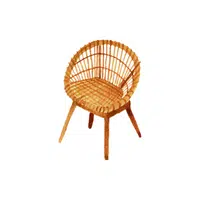Types of Chairs with names |Wicker chair in English