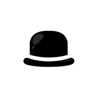 Bowler hat in English