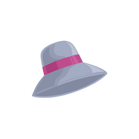 Cloche hat in English